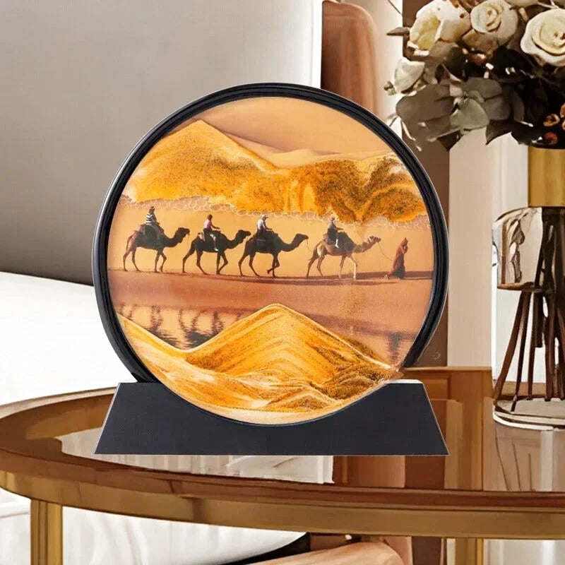 Sablier 3d Paysage de Sable